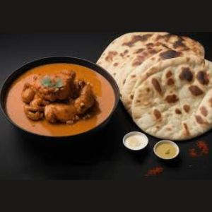 Chicken Naan with Gravy