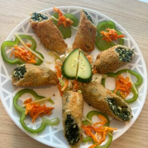 Spinach Corn Roll