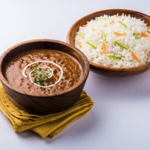 Rice With Dal Makhni